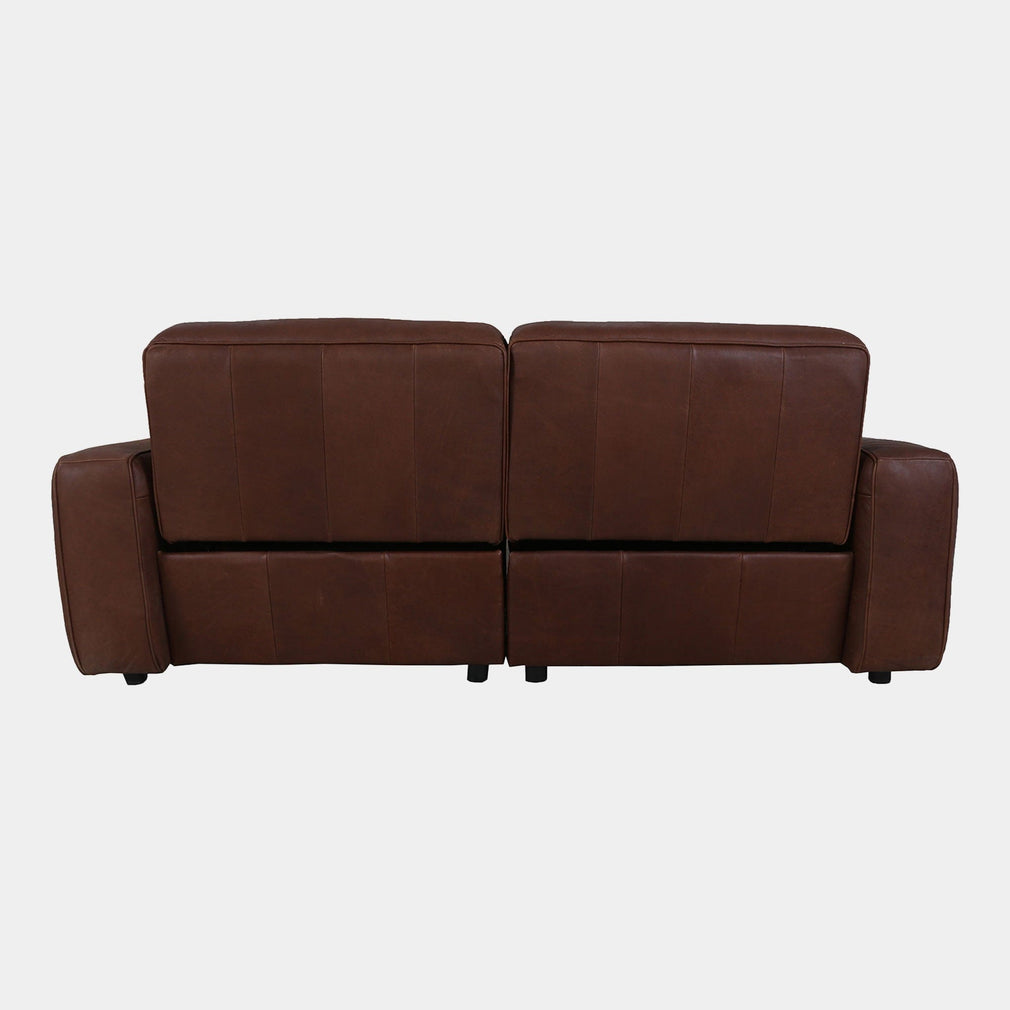 Viscount - 3 Seat Sofa With Recliners In Leather B299 Chicago Dark Brown