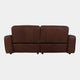 Viscount - 3 Seat Sofa With Recliners In Leather B299 Chicago Dark Brown