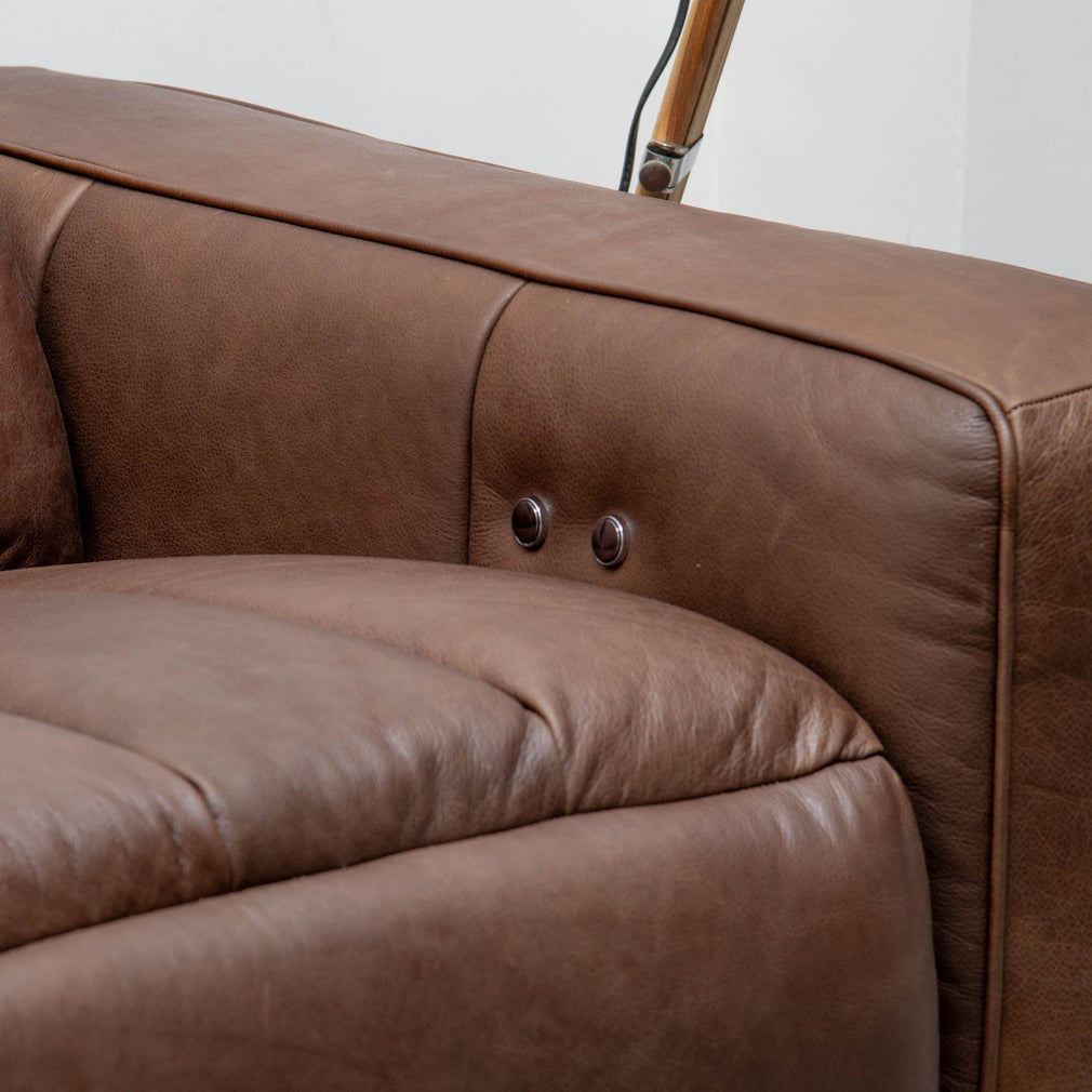 Viscount - 3 Seat Power Recliner Sofa In Leather