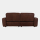 Viscount - 3 Seat Sofa With Recliners In Leather B299 Chicago Dark Brown