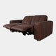 Viscount - 2 Seat Sofa With Recliners In Leather B299 Chicago Dark Brown