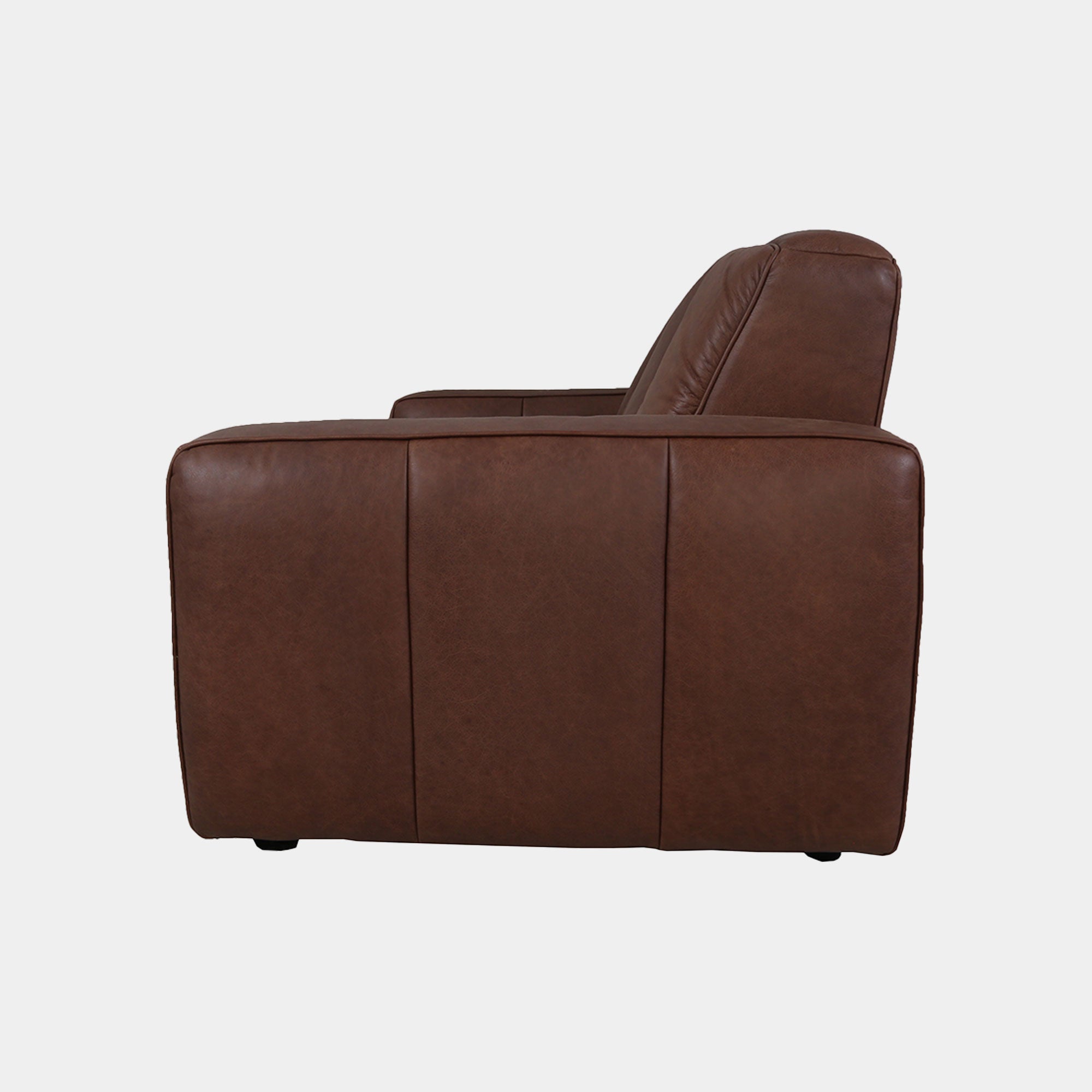 Viscount - 2 Seat Sofa With Recliners In Leather B299 Chicago Dark Brown