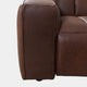 Viscount - 2 Seat Sofa With Recliners In Leather B299 Chicago Dark Brown