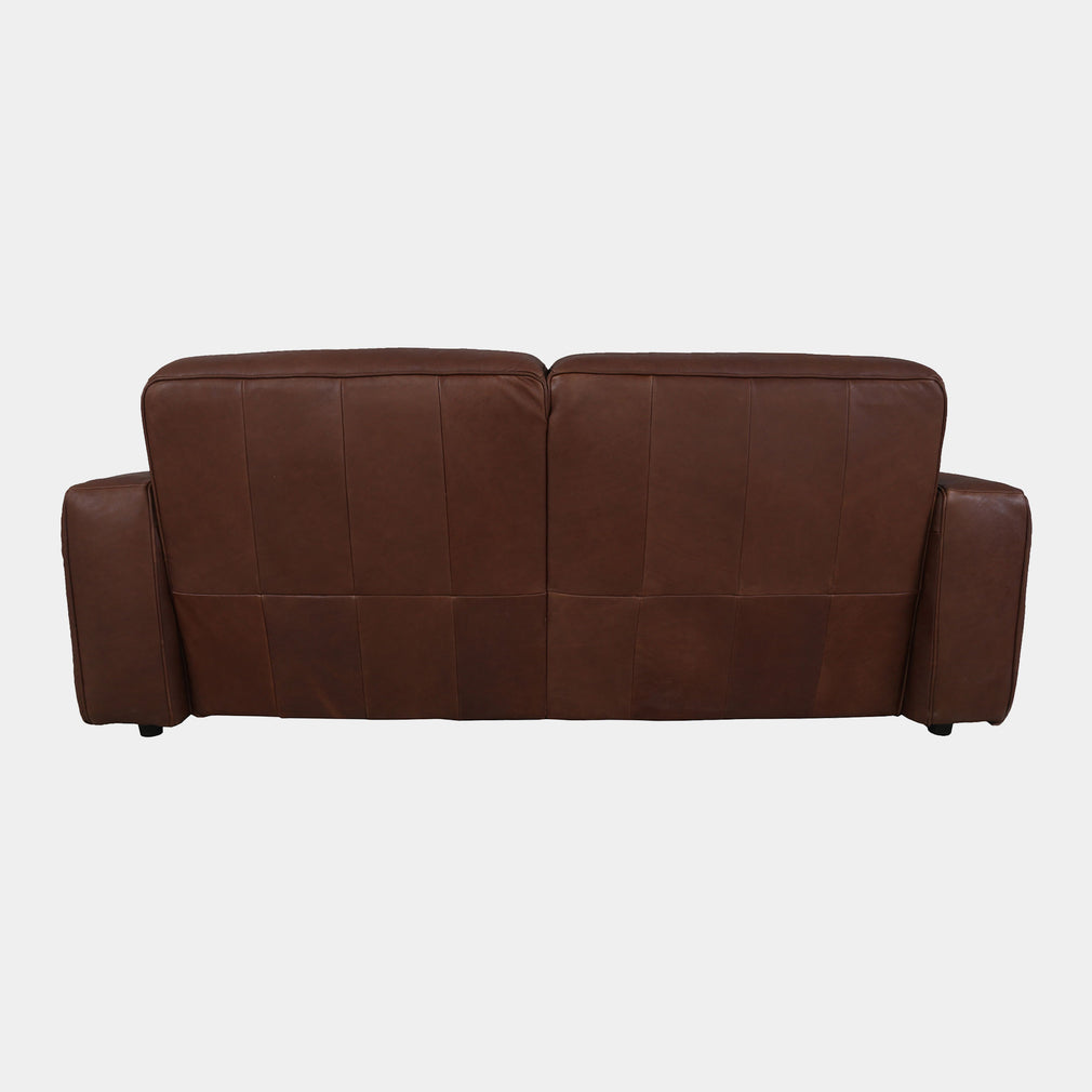 Viscount - 3 Seat Sofa  In Leather B299 Chicago Dark Brown