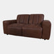 Viscount - 2 Seat Sofa  In Leather B299 Chicago Dark Brown