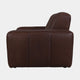 Viscount - Chair In Leather B299 Chicago Dark Brown