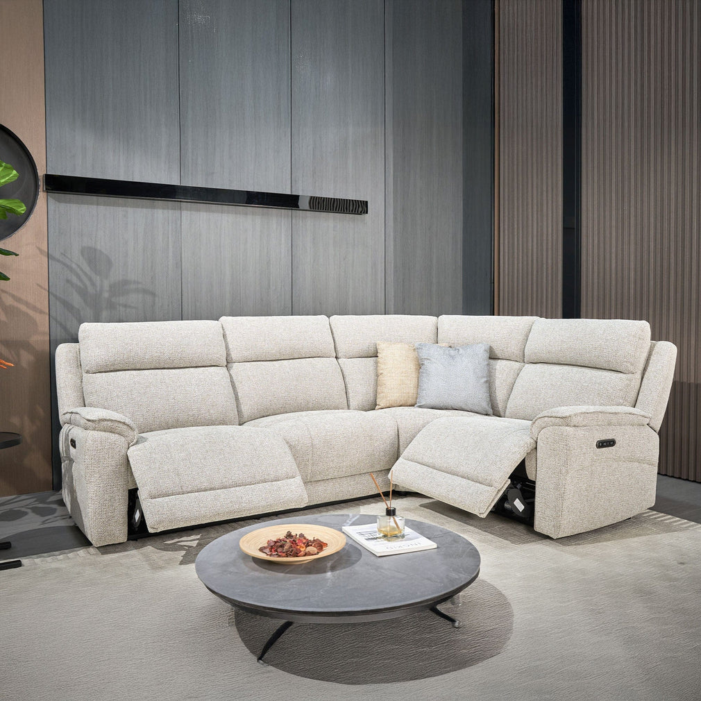 Lyceum - 2.5 Seat RHF-Corner-1.5 Seat LHF Power Recliner Group In Fabric Grade 6