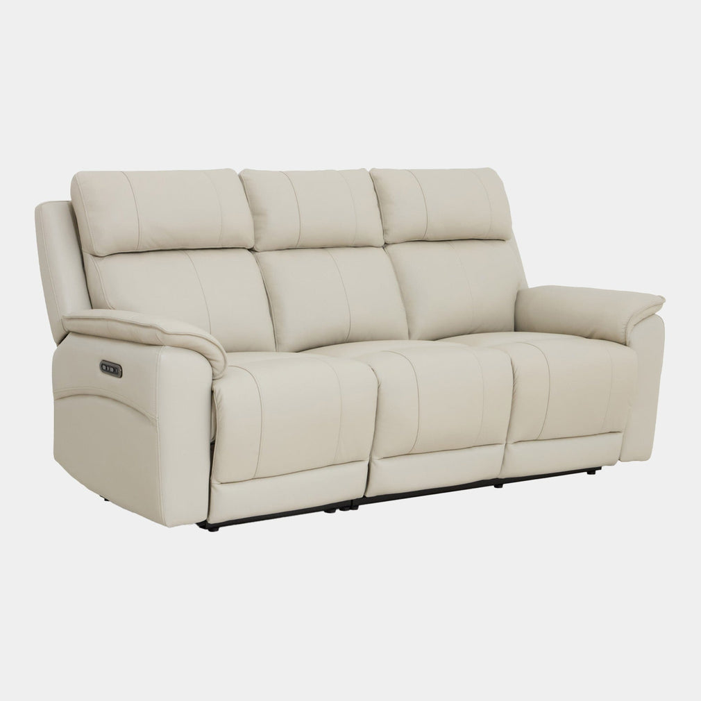 Lyceum - 3 Seat Sofa With Power Recliner In Leather CAT 40 FS