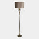 Tropical - Floor Lamp, Satin Silver