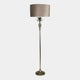 Tropical - Floor Lamp, Satin Silver