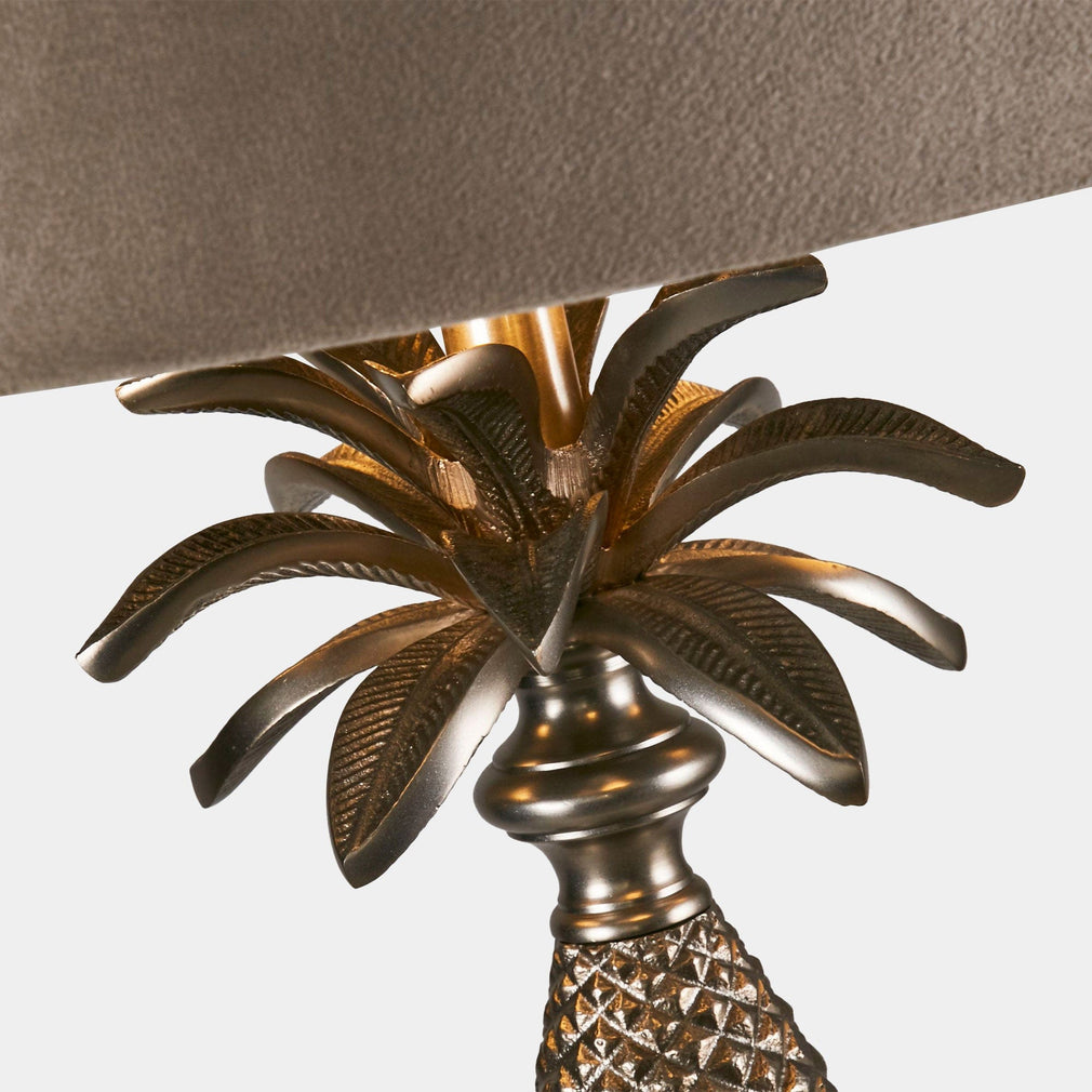 Tropical - Floor Lamp, Satin Silver