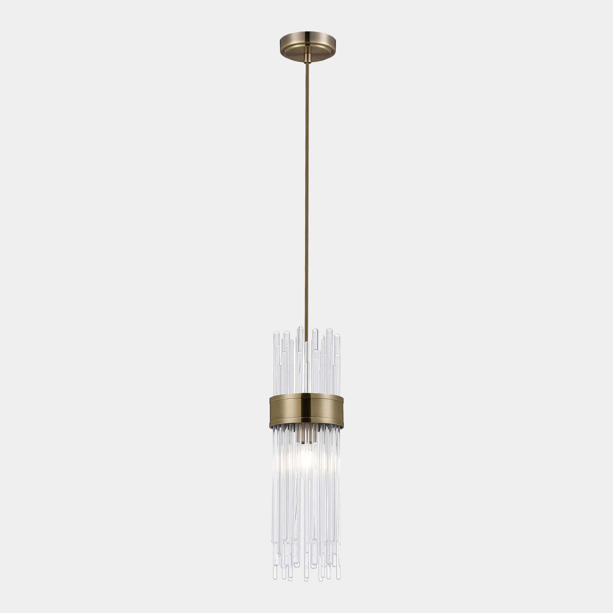 Corby - Antique Brass Pendant