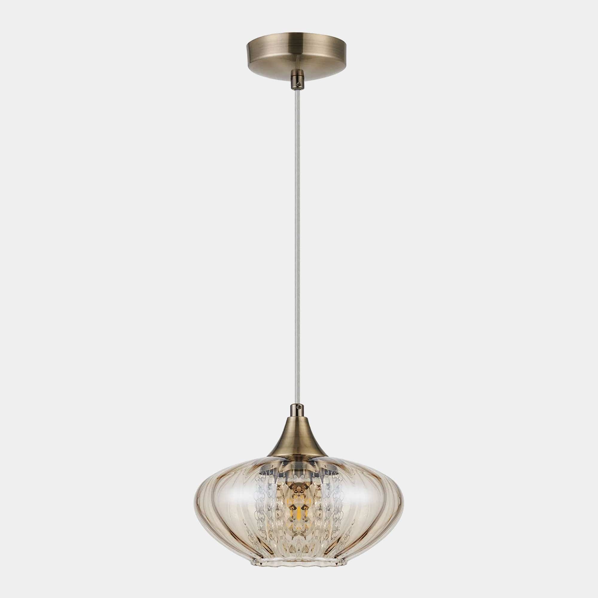 Aydan - Antique Brass Pendant