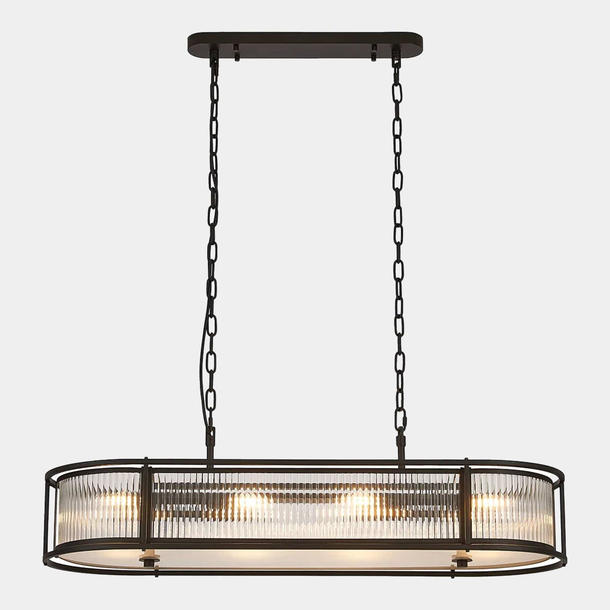 Fabian - Black Bar Pendant