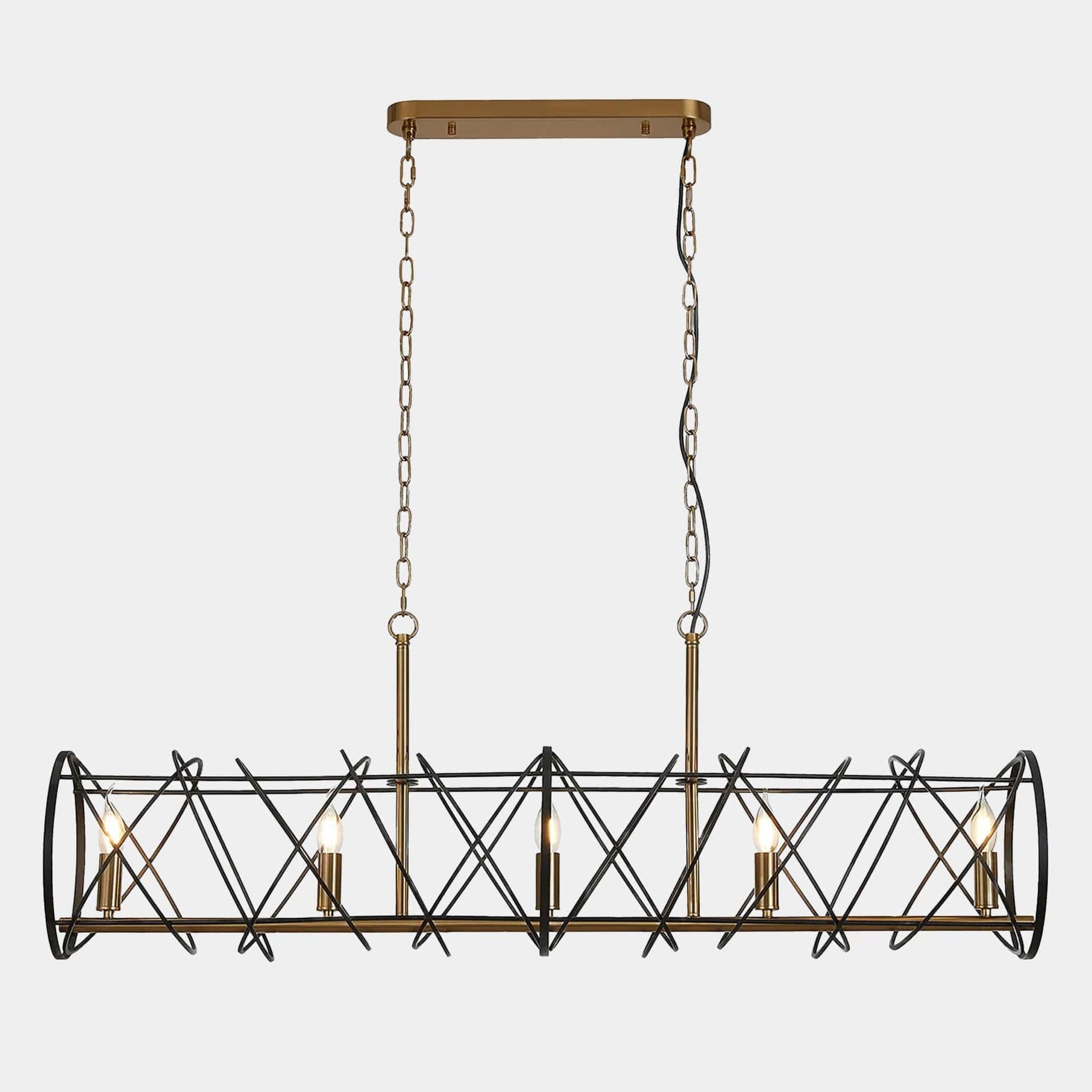 Oliver Black & Gold - Pendant Ceiling Light