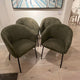 Set of 4 Mardi Dining Chair Olive Green