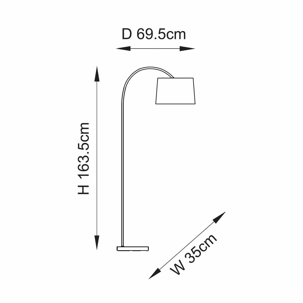 Stenbeck - Floor Lamp Brass