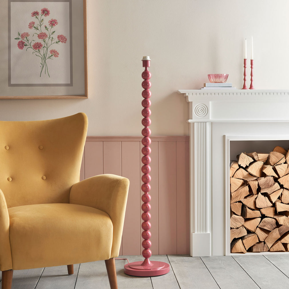 Ellen - Floor Lamp Pink Gloss