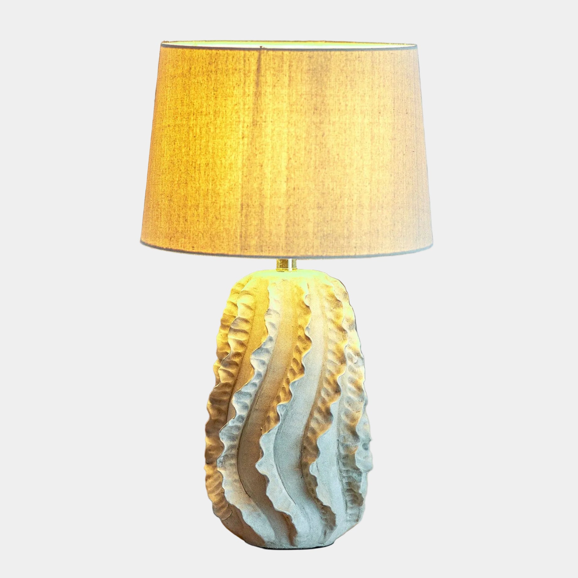 Urchin Neutral Stone - Table Lamp
