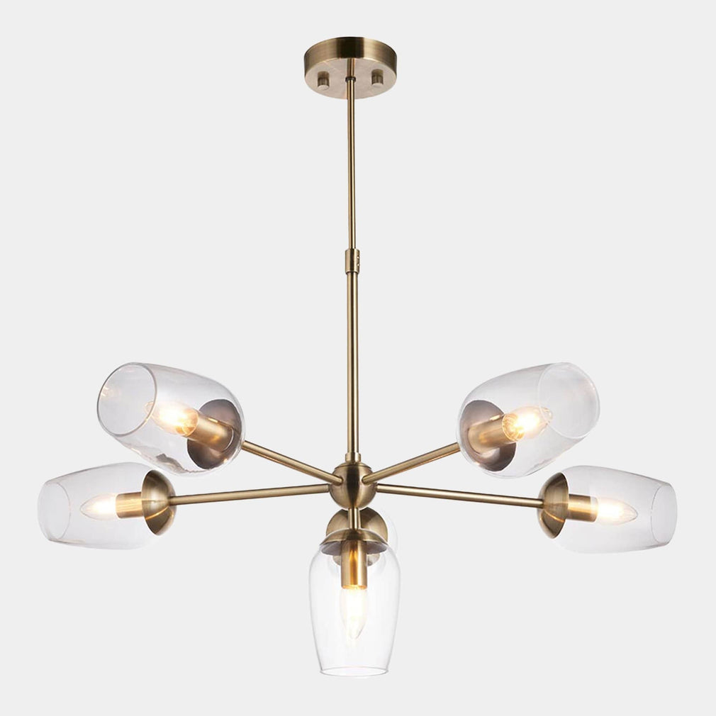 Bezold - 6 pendant Antique Brass