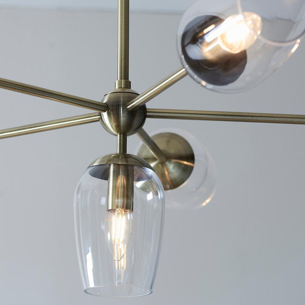 Bezold - 6 pendant Antique Brass