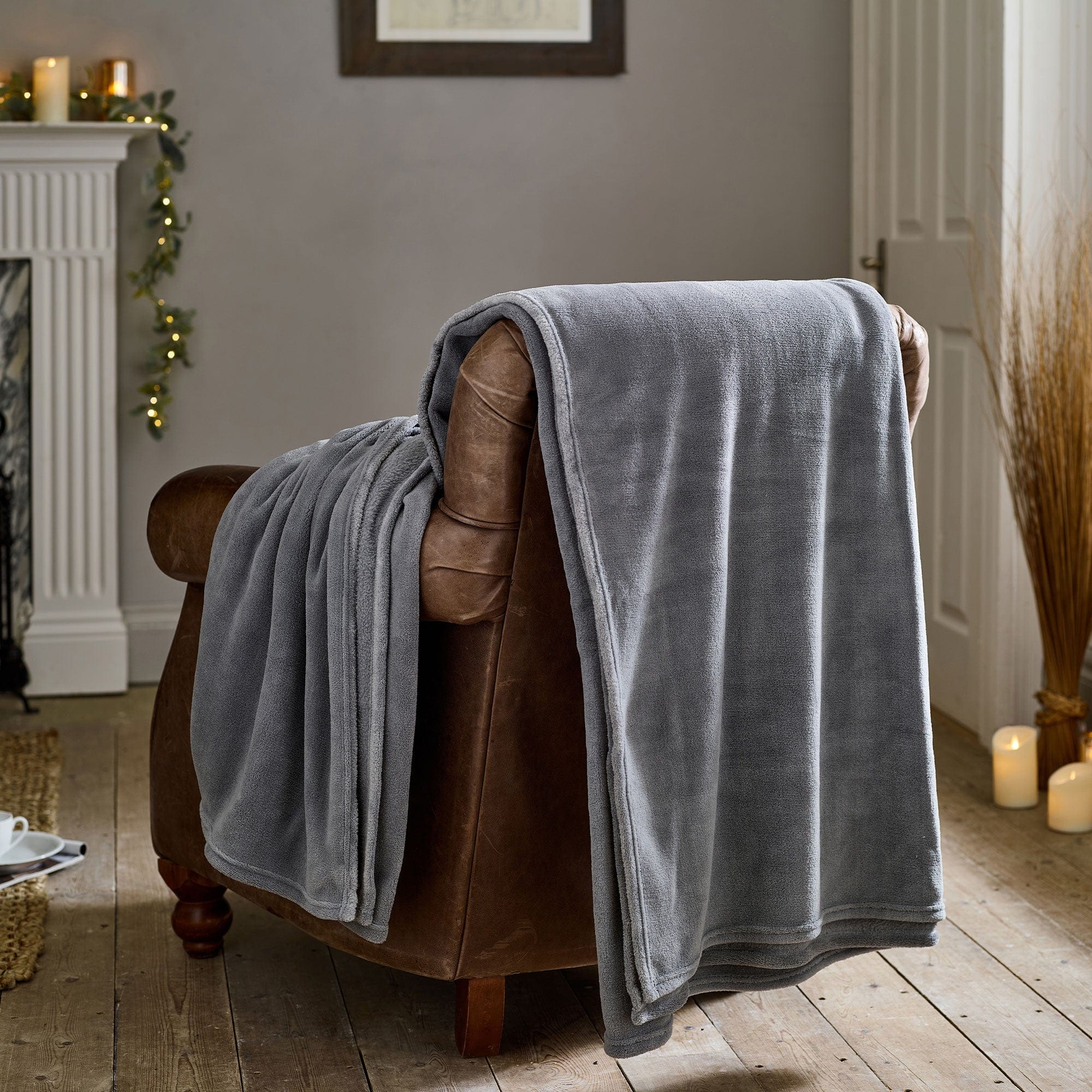 The Big One Cloud Grey Throw 230x270cm