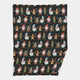 Christmas Dancers - Green Throw 140x180cm