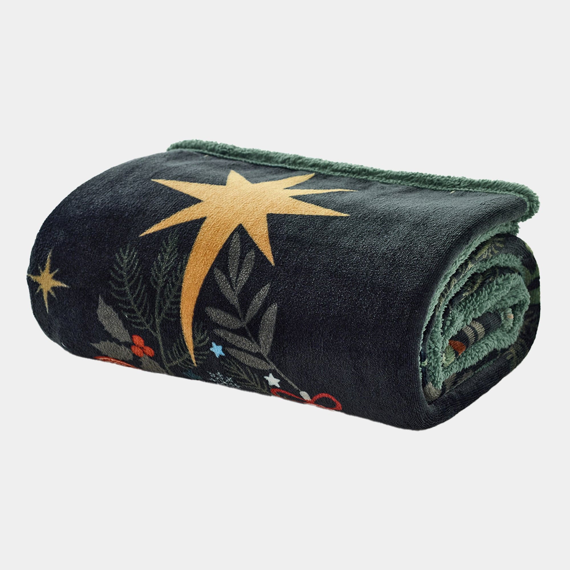 Traditional Tree - Navy Throw 130x170cm