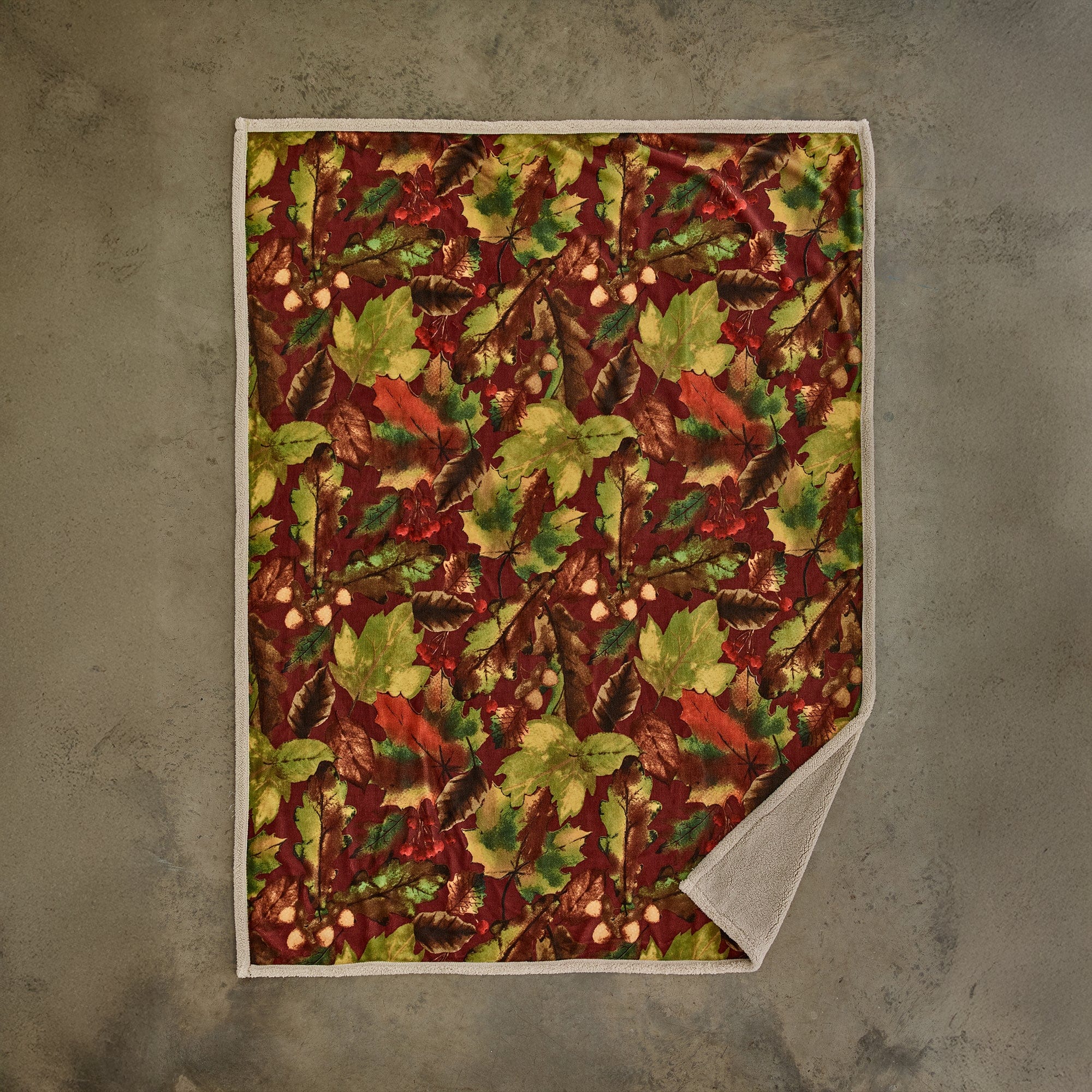 Winter Leaves - Rust Throw 130x170cm