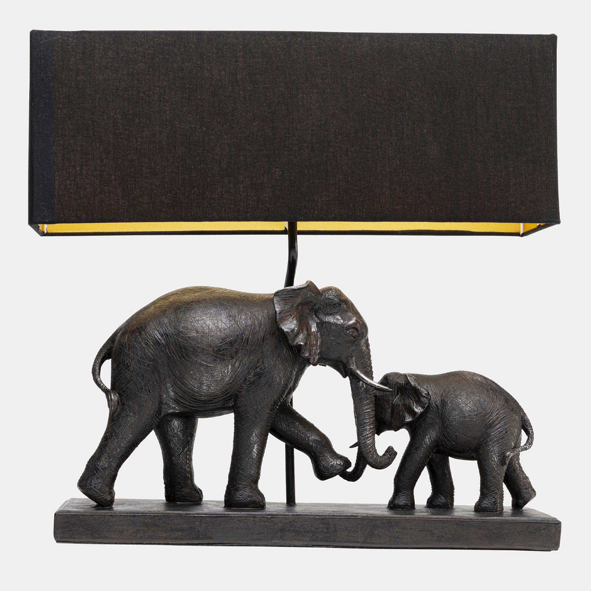 Tembo - Elephant Table Lamp, Black