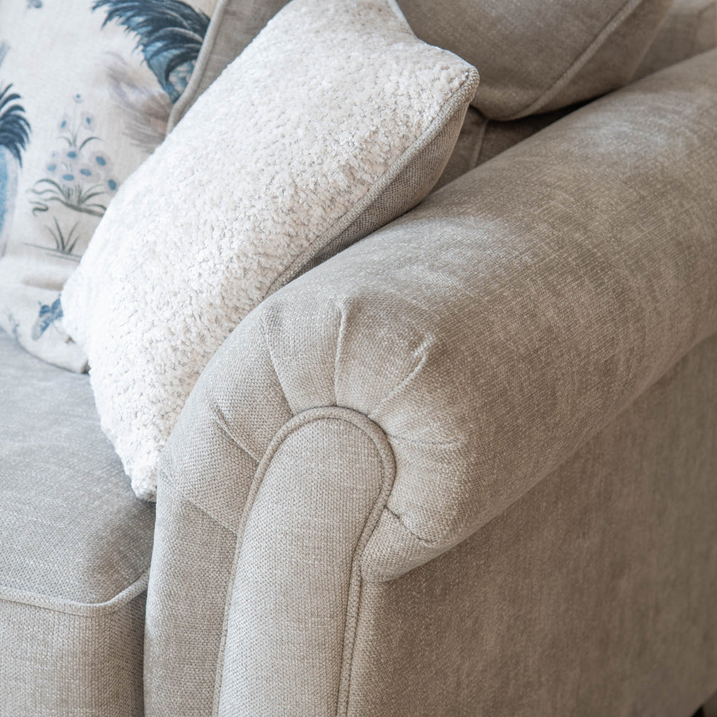 Wimbourne - Pillow Back 3 Seat Sofa In Fabric Grade D