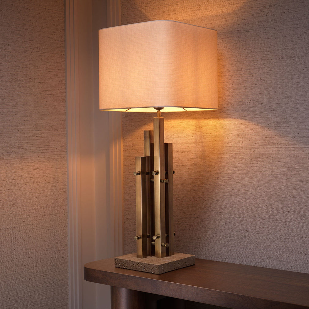 Eichholtz Destino - Vintage Brass Table Lamp