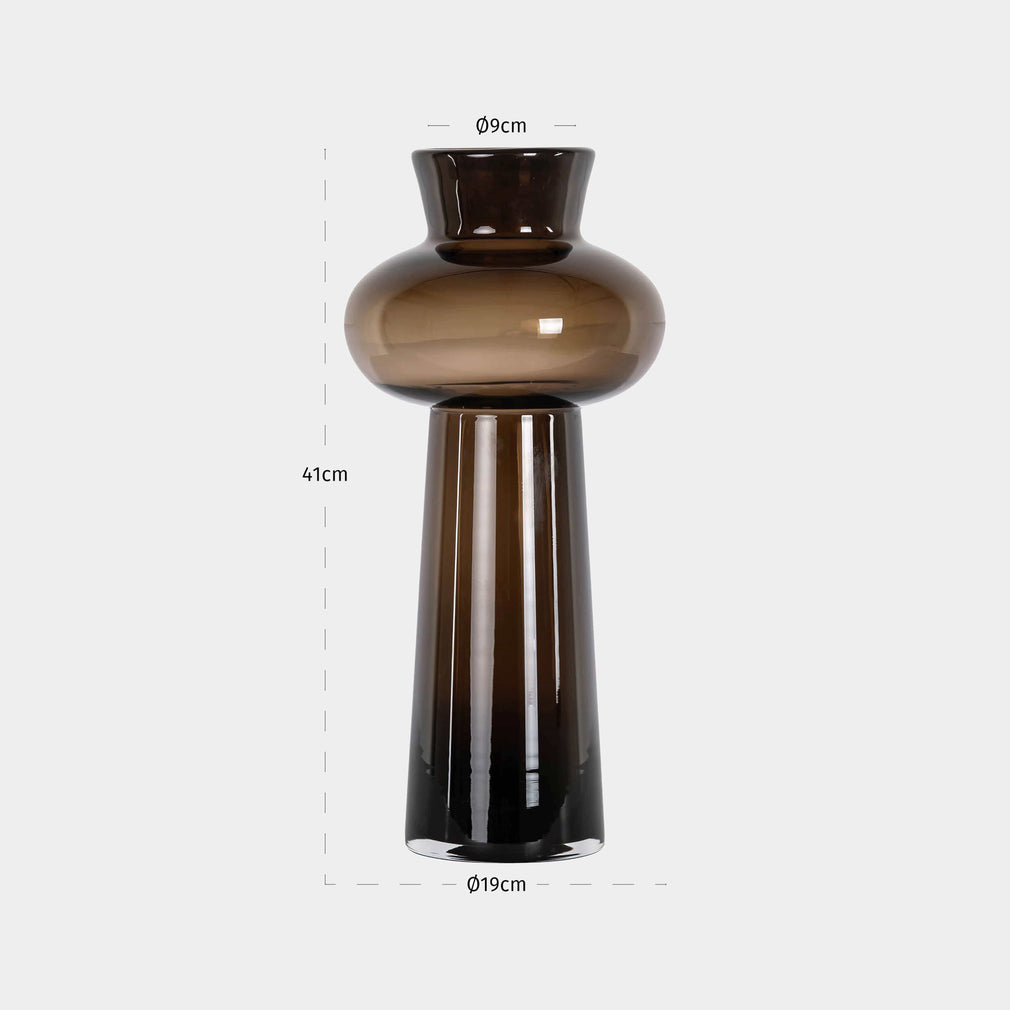 Jamey - Brown Vase, Large