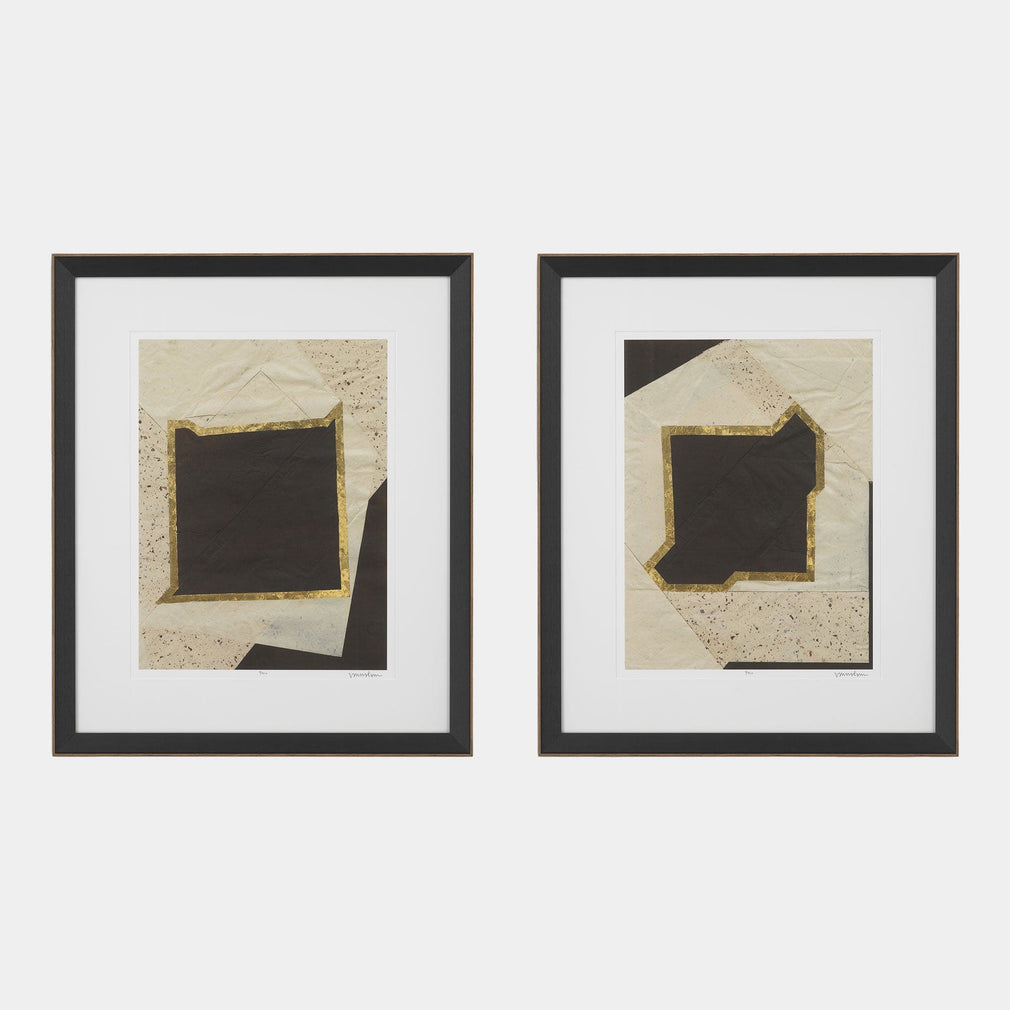 Eichholtz Print - Creased Umber By Vanna Lam Set of 2