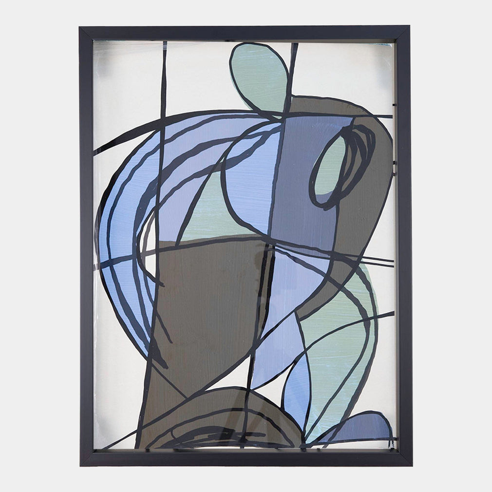 Conclude Abstract - Framed Print
