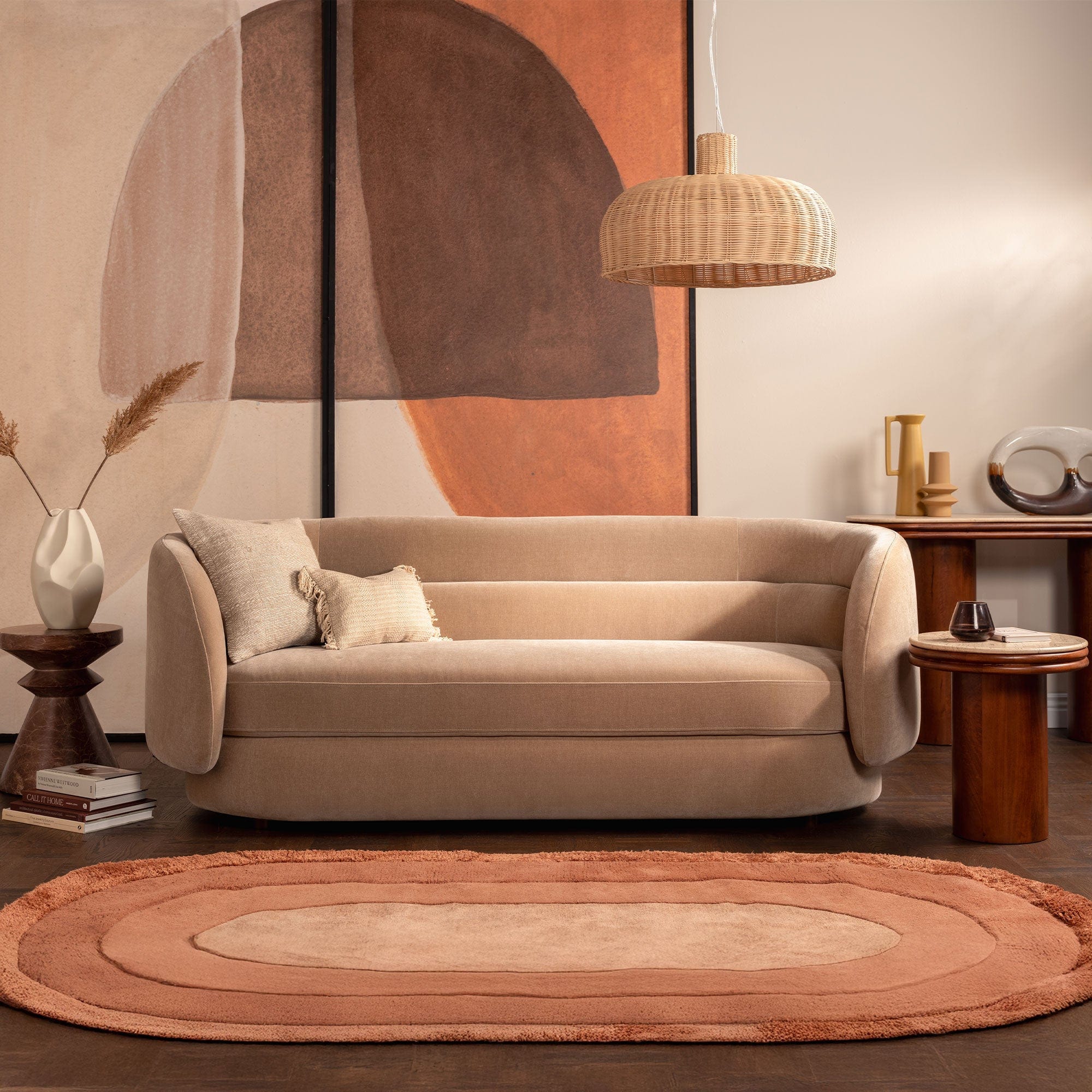Sophia - 3 Seat Sofa In Fabric