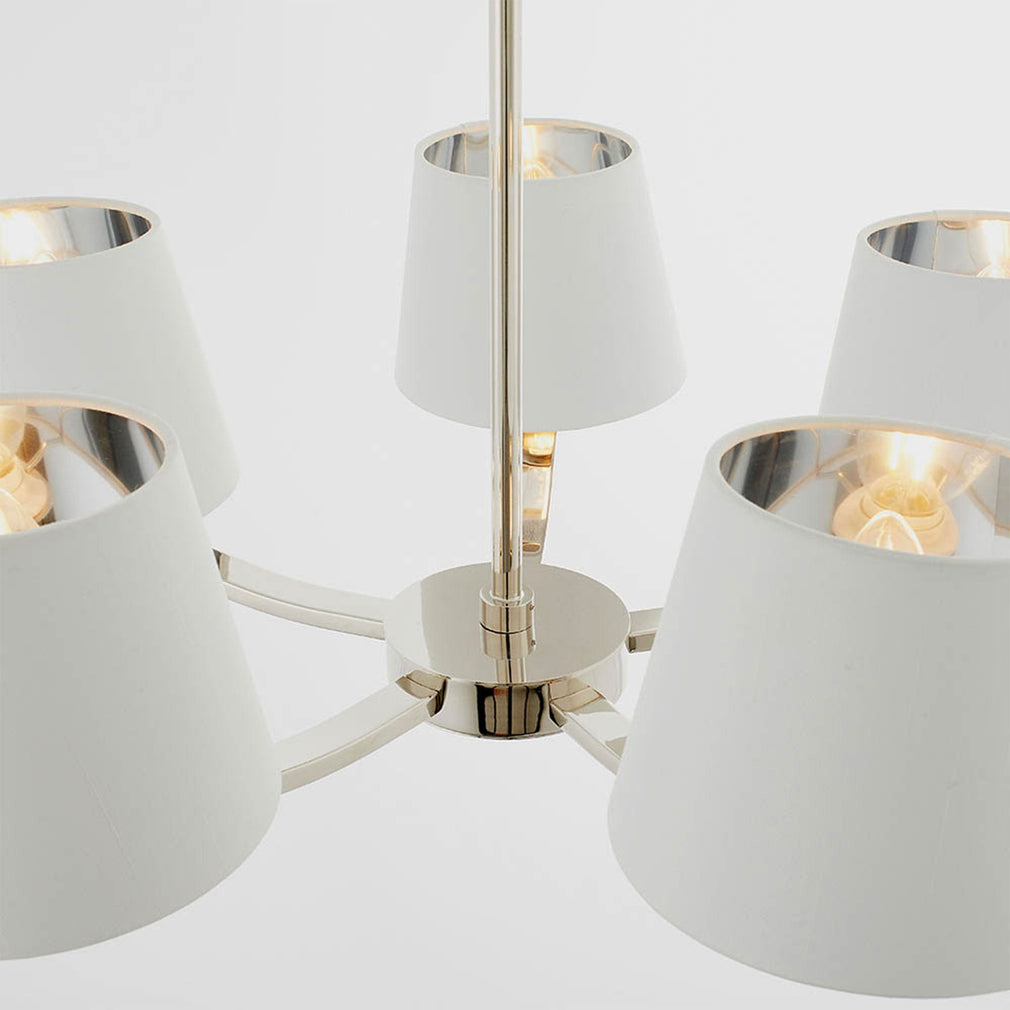 Everett - 5 Pendant Nickel