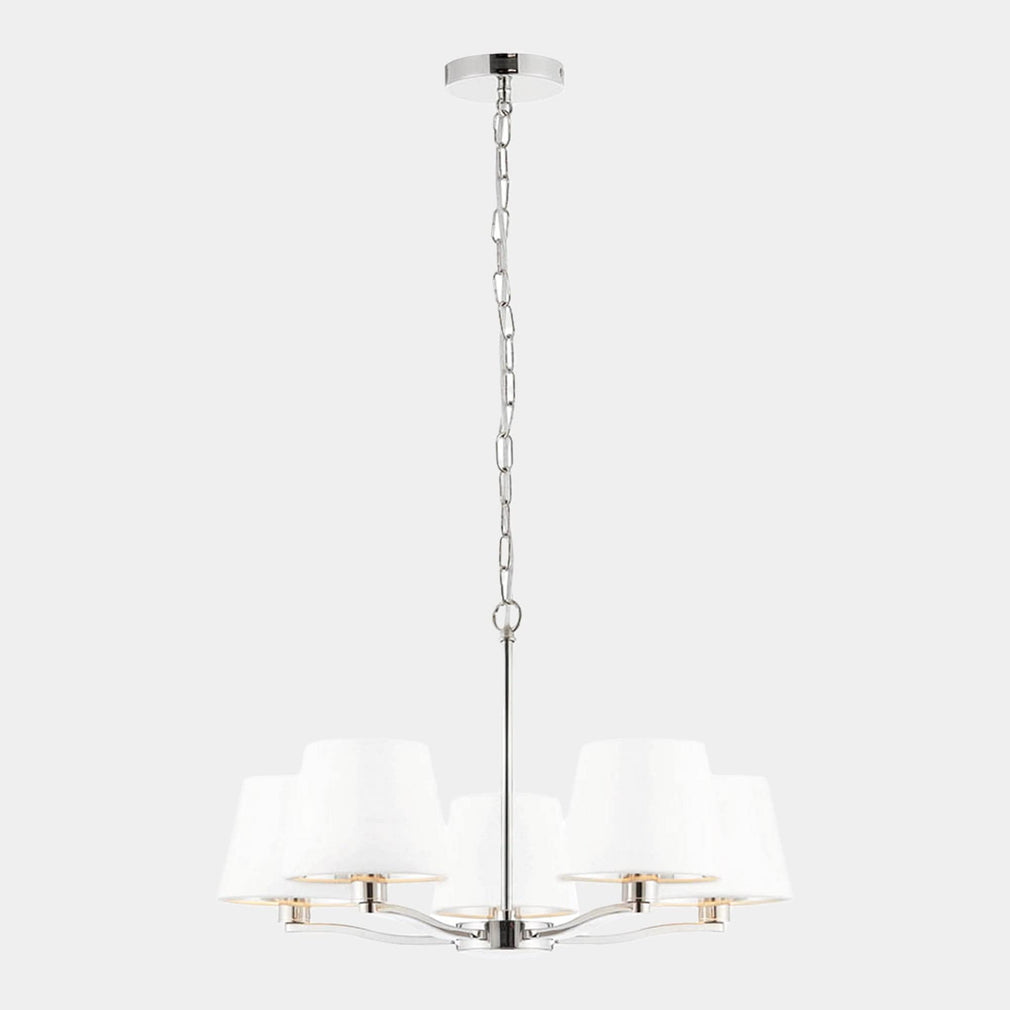Everett - 5 Pendant Nickel