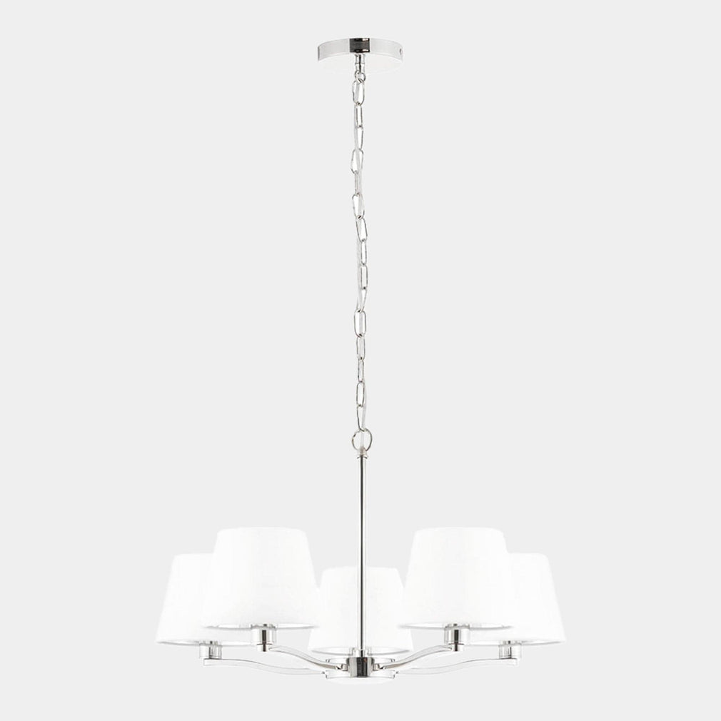 Everett - 5 Pendant Nickel