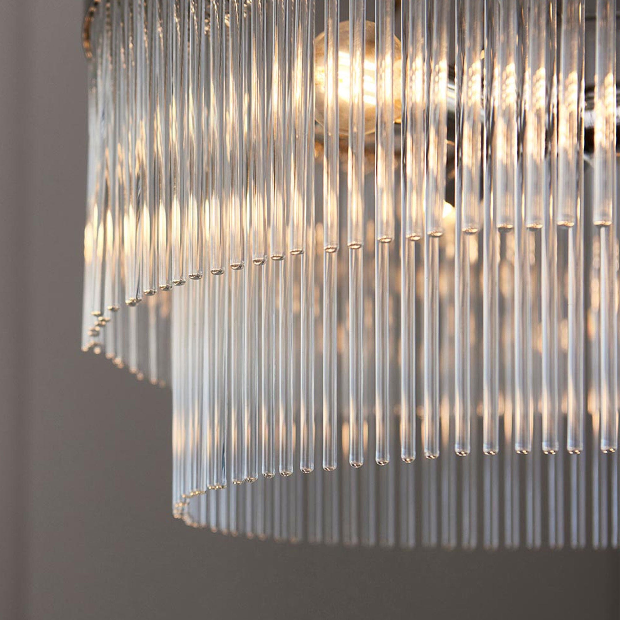 Lille - 5 Pendant Nickel