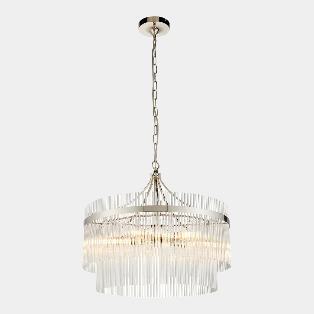 Lille - 5 Pendant Nickel