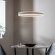 Agen - LED Ring Pendant Nickel