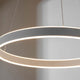 Agen - LED Ring Pendant Nickel