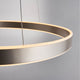 Agen - LED Ring Pendant Nickel