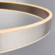 Agen - LED Ring Pendant Nickel