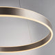 Agen - LED Ring Pendant Nickel