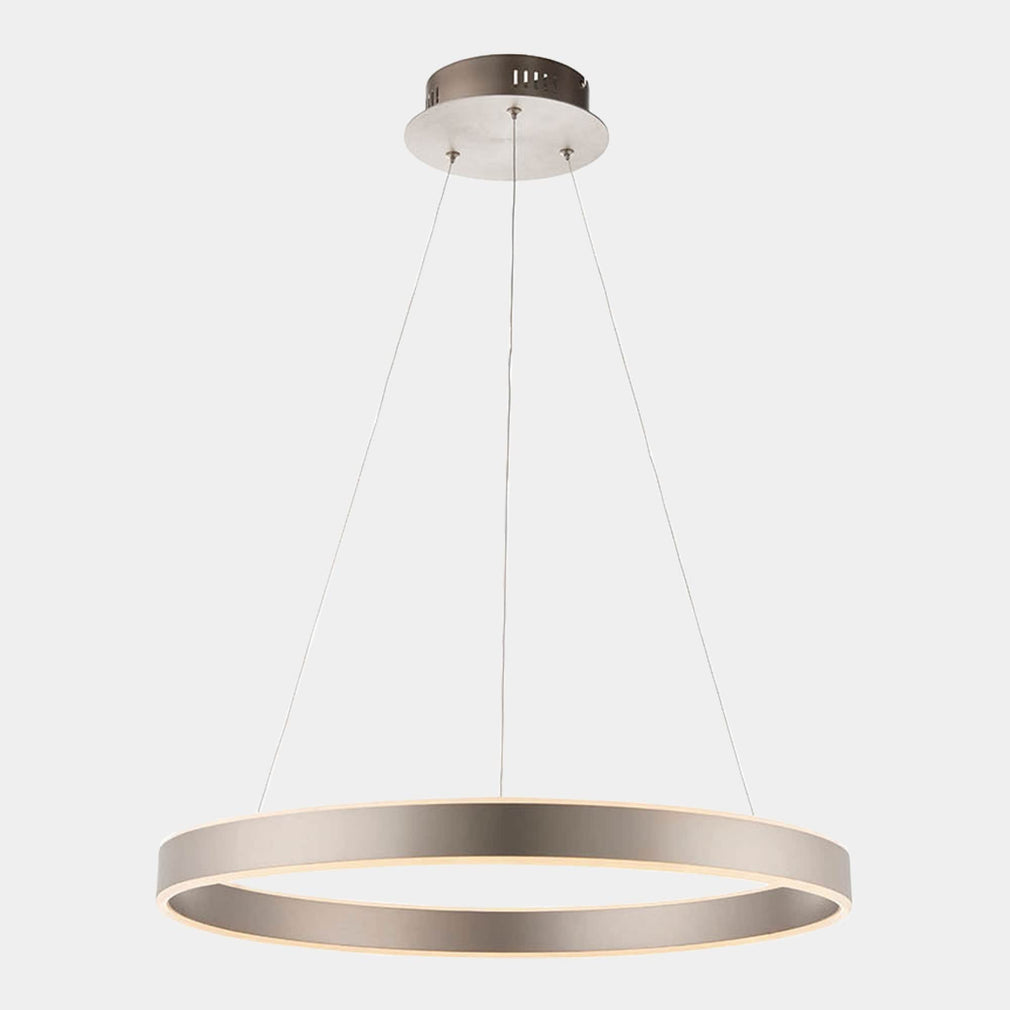 Agen - LED Ring Pendant Nickel