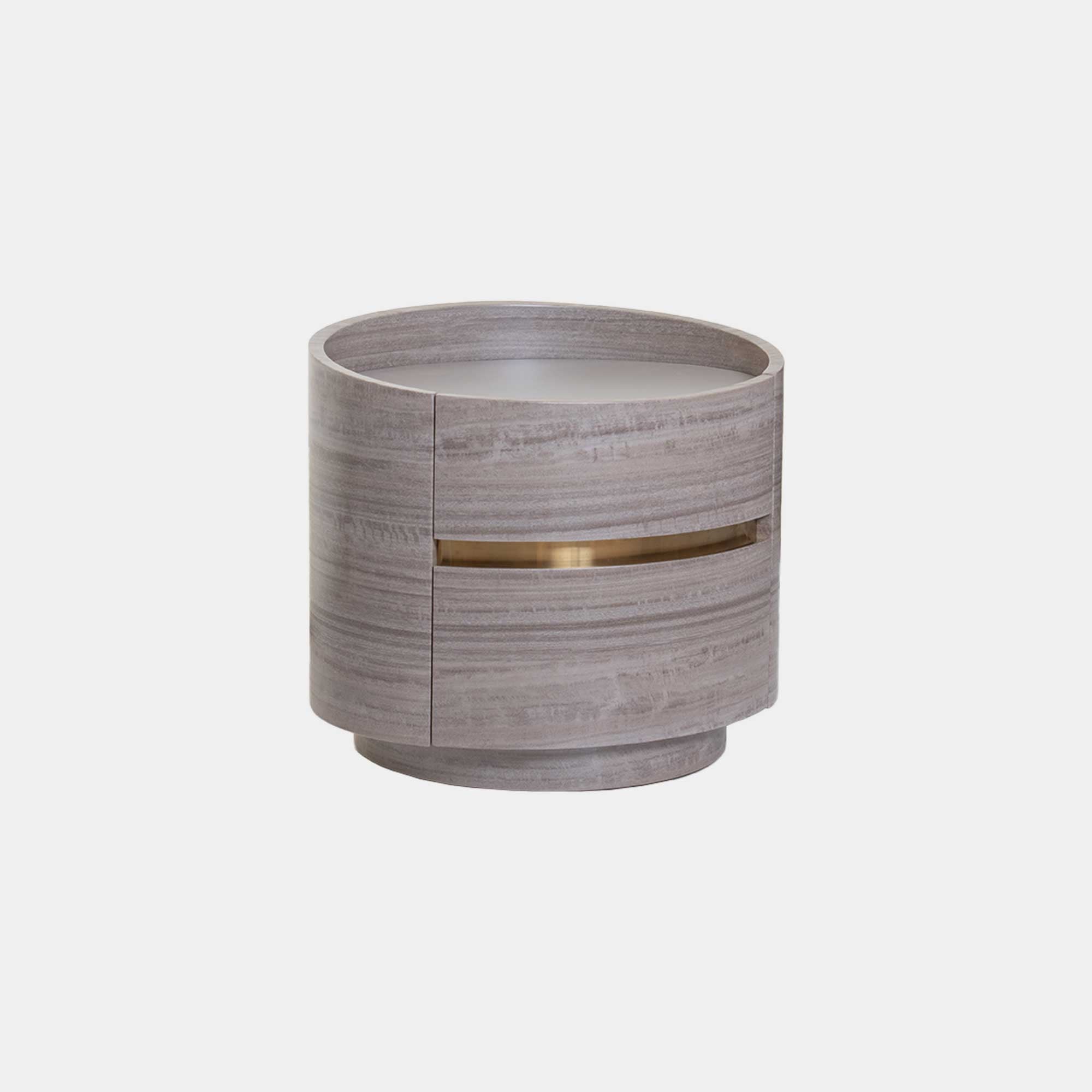 Merida - Bedside Table, Grey