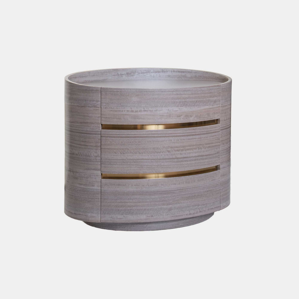 Merida - Chest of Drawers, 3 Drawer Grey
