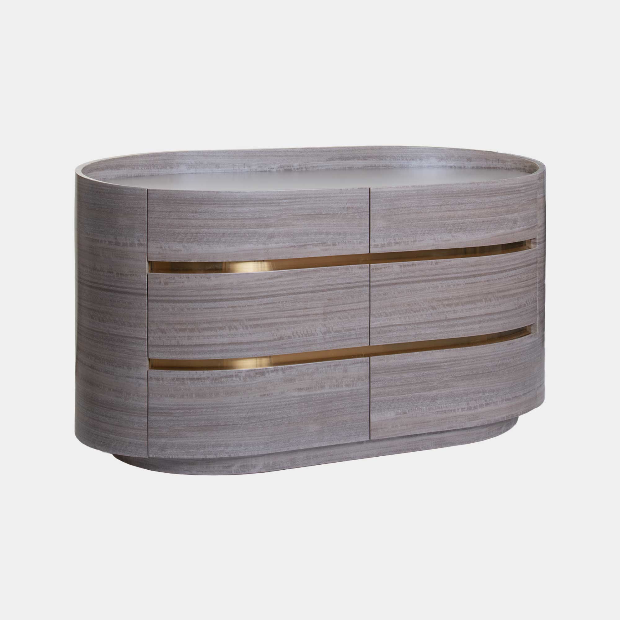 Merida - Chest of Drawers, 4 Drawer Grey